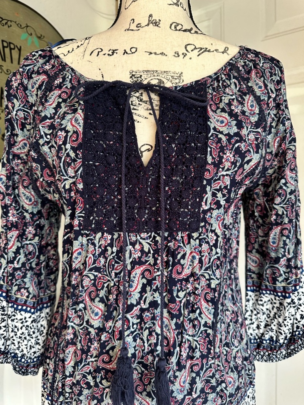 Boho Peasant Top